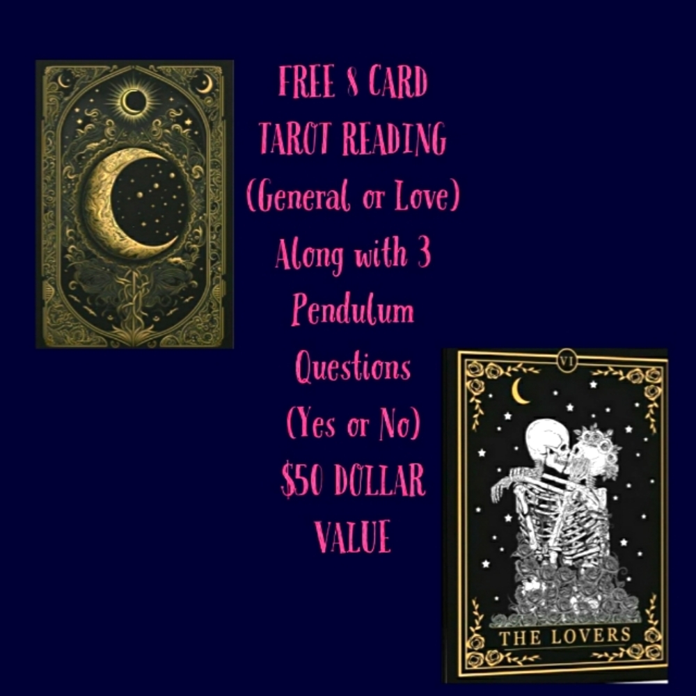 Personal Tarot Card Reading and Pendulum Questuons